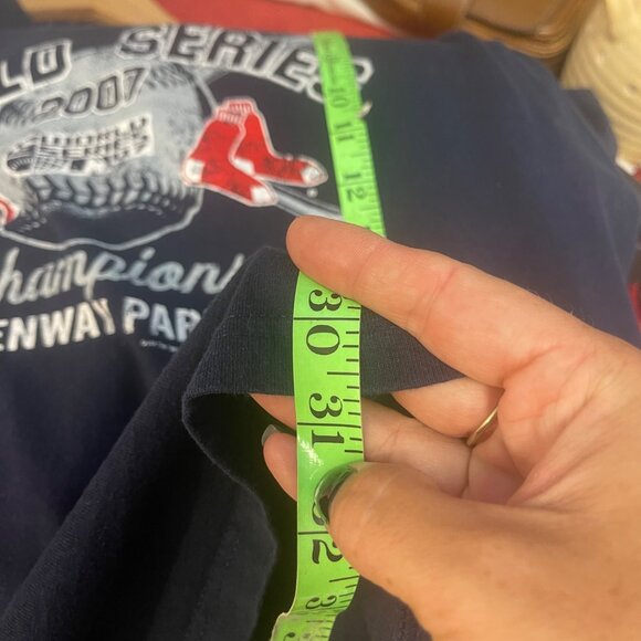 World Series Champion 2007 Boston Red Sox Mens Blue Tee Sz L/XL - Picture 6 of 6